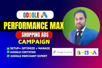 run and manage profitable performance max google shopping ads for shopify store