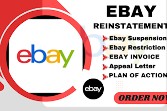 reinstate suspended ebay accounts, ebay appeal letter