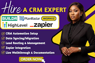 setup construction crm buildr ghl automation planradar workiz zapier integration