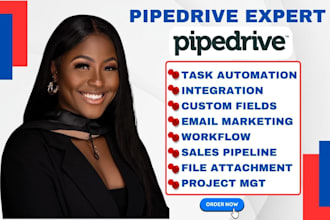 pipedrive project management customization scheduling task management automation