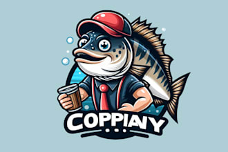 custom barramundi fish mascot logo design stand out with a unique identity