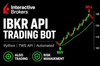 build ibkr API trading bot using interactive brokers