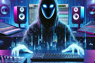 ghost produce a professional track, techno, big room techno, melodic techno