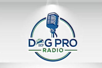 design modern beautiful radio logo in illustrator