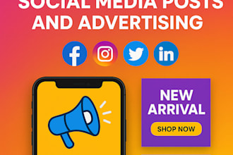create editable and attractive social media posts and advertising