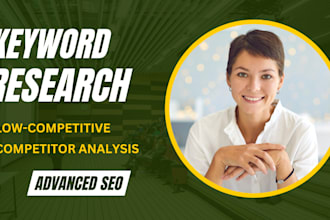 do advanced SEO keyword research and competitor analysis