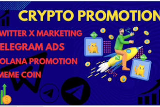 crypto promotion telegram solana meme coin promotion pump fun to 100x tok