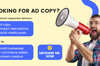 deliver in 24 hours, fast copywriting and design