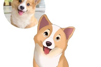 draw your pet in a disney style