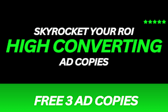 create facebook ads copy that triggers a sales tsunami