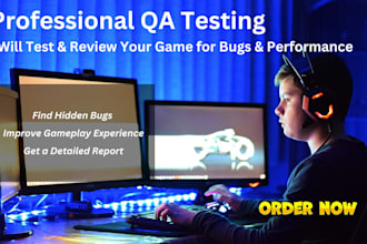 qa test and review your games on android and PC