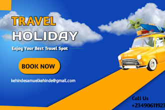 design breathtaking vacation graphics and travel posters for your social media