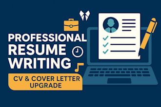 write and upgrade your resume writing, CV, and cover letter