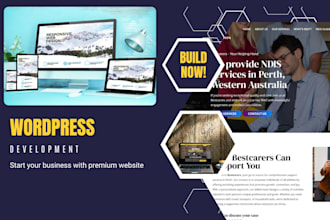 design a modern and responsive wordpress site
