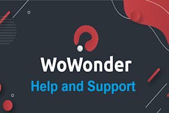 do any help and support for wowonder php script