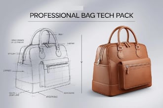 designing bag tech packs for manufacturer