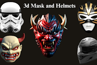 sculpt 3d mask custom printable 3d helmet full cosplay 3d armor halloween mask