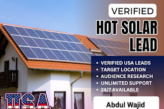 provide you best quality solar leads, roofing leads though google map and earth