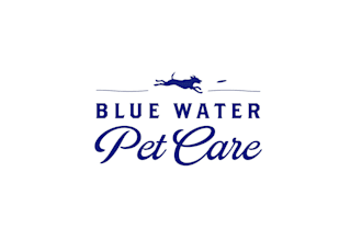 design blue water pet care logo