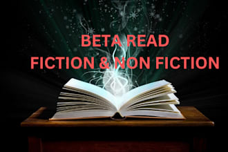 beta read your manuscript and provide insightful suggestions