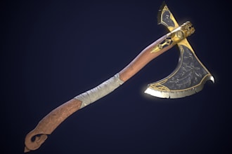 create 3d model game ready character or props you want