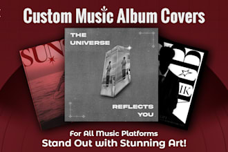 create custom music album covers which will stand out with stunning art