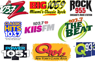 secure music airplay and viral marketing on leading USA radio