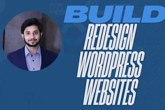 create wordpress website, redesign wordpress website
