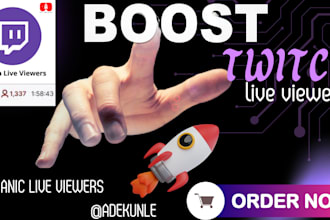 do organic twitch video promotion, twitch live viewers