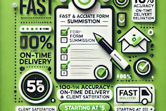 submit online forms accurately and quickly