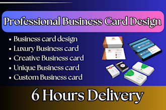create a professional business card certificate letterhead design visting make