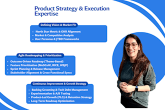 lead product strategy roadmap and scrum driven sprints