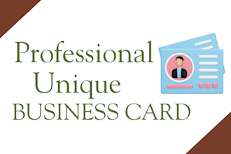 create professional unique digital business card envelope letterhead design make