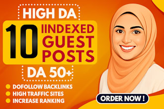 10 premium guest posts with dofollow guest post backlinks