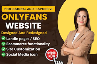 design modelling website onlyfans agency website onlyfans management website