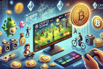 build crypto game app, p2e nft crypto game website, web3 blockchain game