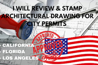 draw, stamp architectural floor plan drawing, structural engineer city permits