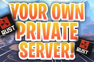 install your rust server and add 5 free plugins