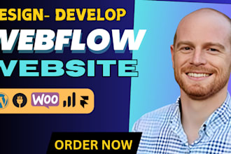 design or develop webflow website webflow expert figma to webflow