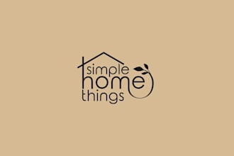 do unique architectural interior home furnishing logo and any graphics design