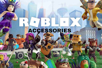 create 3d roblox accessories, hair, weapons, etc