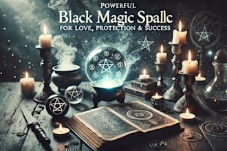 cast a powerful black magic ritual for love, success and protection