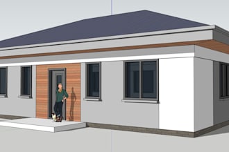 create detailed 3d models of buildings and houses in sketchup