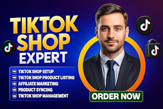 setup usa, uk and germany tiktok shop product listing and tiktok shop marketing