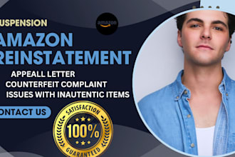 do amazon account reinstatement, prepare and design documents, poa section 3