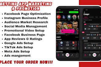 bet app marketing bet app promotion bet app facebook ads google ads instagram ad