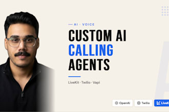 make ai calling agent, vapi ai, bland ai, twilio caller, livekit, gcp