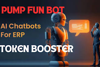 run pump fun token bot to 100percent bc, telegram promotion, pump fun promotion