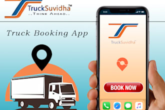 develop truck booking logistic booking app gsp tracking website travel app