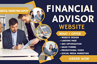 design financial advisor website tax, accounting finance tax preparation website